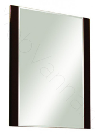 Зеркало Акватон Ария 65 см, черный глянец