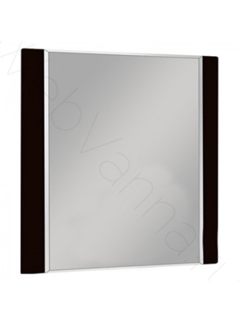 Зеркало Акватон Ария 80 см, чёрный глянец