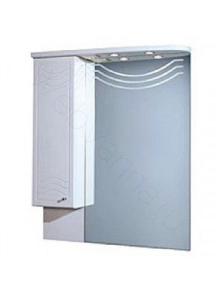 Зеркало-шкаф Акватон Домус 95 см, левый, белый