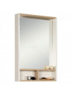 Зеркальный шкаф Акватон Йорк 55 см, белый/дуб сонома