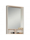 Зеркальный шкаф Акватон Йорк 55 см, белый/ясень фабрик