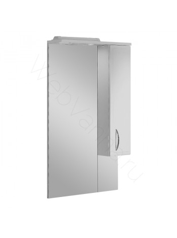 Зеркальный шкаф Акватон Марсия 67 см, правый, белый, с подсветкой