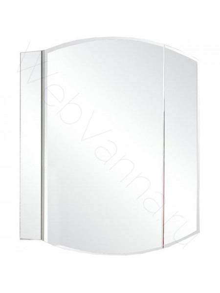 Зеркальный шкаф Акватон Севилья 80 см, белый жемчуг