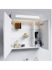 Зеркальный шкаф Aqwella Нео 60 см, белый, с подсветкой