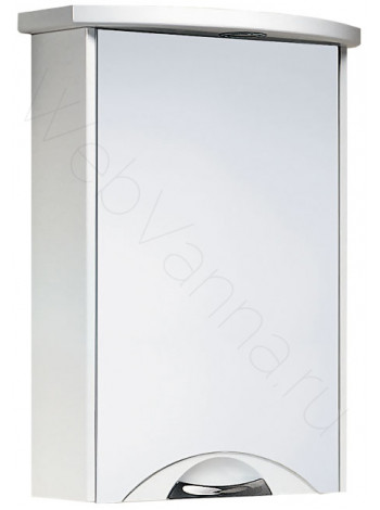 Зеркальный шкаф Aqwella Ультра Lux 55 см, белый, с подсветкой