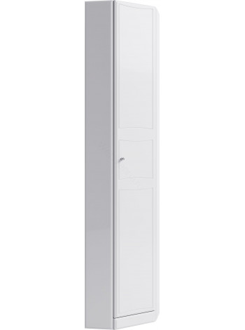Пенал Aqwella Барселона П5/45, 45 см, белый, угловой