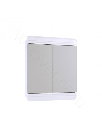 Зеркальный шкаф Aqwella Корсика 65 см, белый