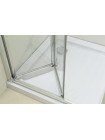 Душевой угол Bandhours Snow/Side/Rectangular 810, 100x80 левый, правый, прозрачное стекло