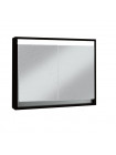 Зеркальный шкаф Edelform Константе 80 см, венге, с подсветкой