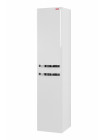 Пенал Edelform Нота 38 см, б/ящ, белый, одинарный, корзина