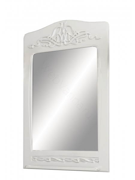 Зеркало Edelform Виттория 71 см, белое