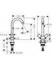 Смеситель для кухни Hansgrohe Logis, 71280000