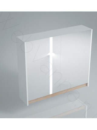 Зеркальный шкаф Kerama Marazzi Buongiorno BG.mi.80.2/WHT, 80 см, белый