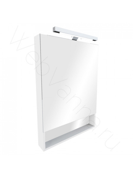 Зеркальный шкаф Roca Gap ZRU9302748, 60 см, белый матовый, подсветка