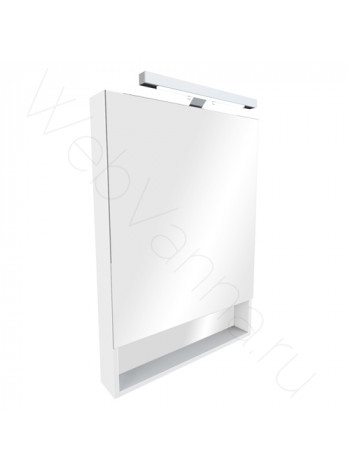 Зеркальный шкаф Roca Gap ZRU9302886, 70 см, белый глянец, подсветка