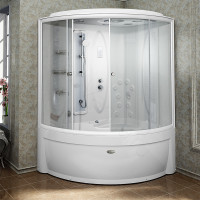 Душевой бокс Radomir Вирсавия 170x125 матовые стекла, левый, правый