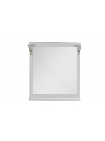 Зеркало Aquanet Валенса 100 см, белый матовый