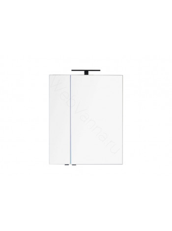 Зеркальный шкаф Aquanet Эвора 80 см, белый, 2 распашные дверцы