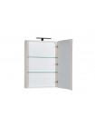 Зеркальный шкаф Aquanet Эвора 60, цвет крем, 1 распашная дверца
