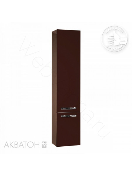 Шкаф-колонна Акватон Ария 35 см, темно-коричневый