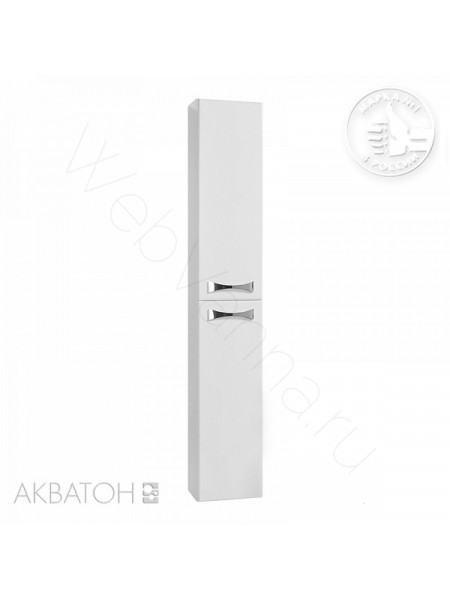 Шкаф-колонна Акватон Диор 26 см, белая
