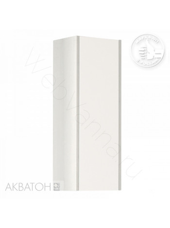 Шкаф одностворчатый Акватон Йорк 30 см, белый/выбеленное дерево