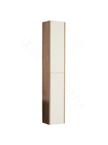 Шкаф-колонна Акватон Йорк 30 см, белый/дуб сонома