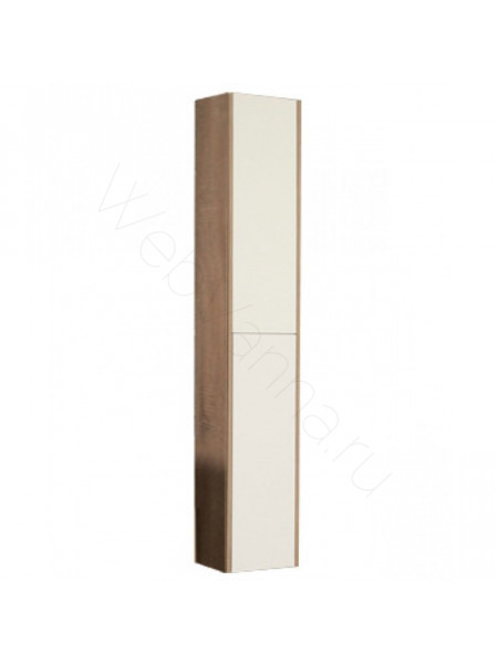 Шкаф-колонна Акватон Йорк 30 см, белый/дуб сонома