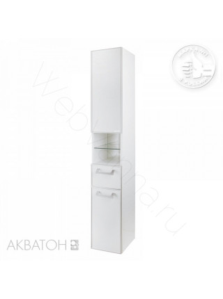 Шкаф-колонна Акватон Сайгон 27 см, правая, белая