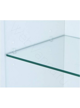 Зеркало-шкаф Акватон Элен 65 см, белое, с подсветкой