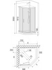 Душевая кабина AVEK VOG 90x90