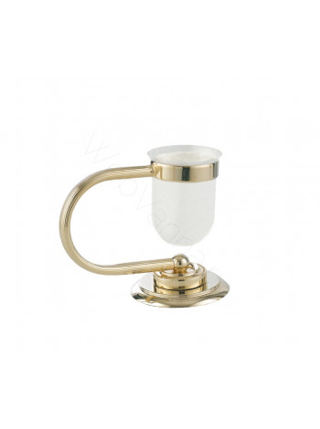 Настольный стакан для зубных щеток Boheme Murano золото