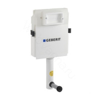 Бачок смывной Geberit Delta 109.100.00.1, скрытого монтажа, 12 см, 6/3.5 л, для клавиш Delta